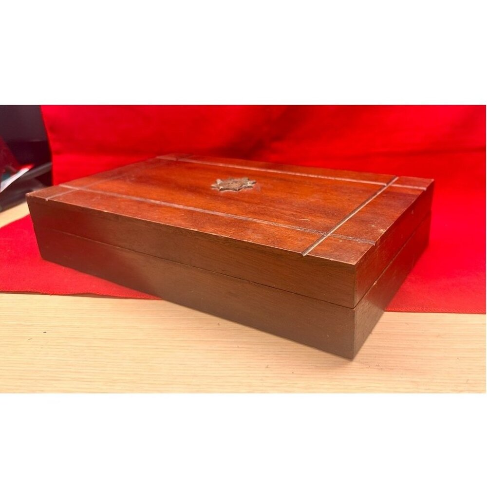 Gunther Mele Vintage Wooden Jewelry Box made in Japan